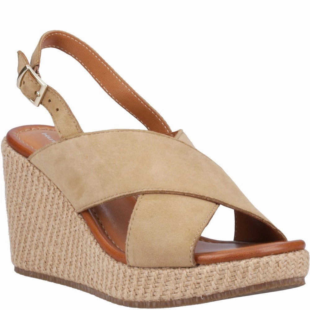 Hush Puppies Perrie Wedge Sandal Lightweight Running Shoes,Slip On Athletic Shoes,Breathable Workout Shoes