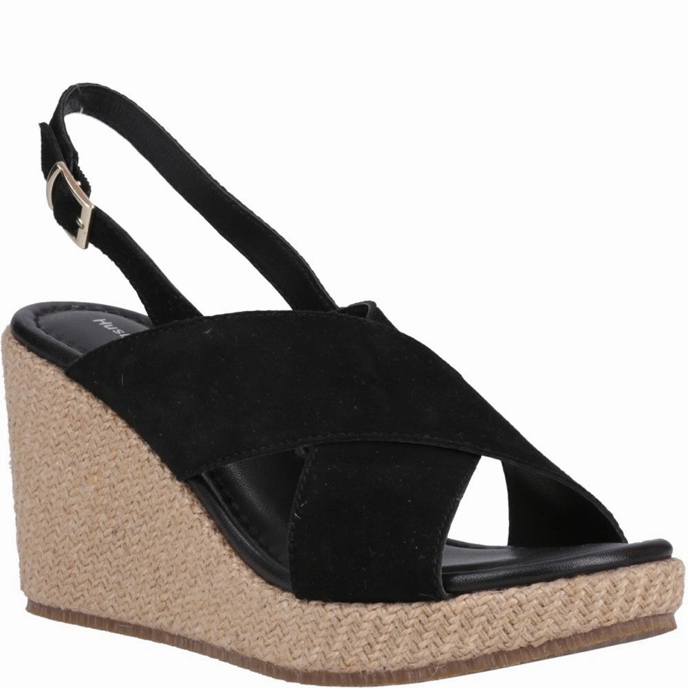 Hush Puppies Perrie Wedge Sandal Lightweight Running Shoes,Slip On Athletic Shoes,Breathable Workout Shoes