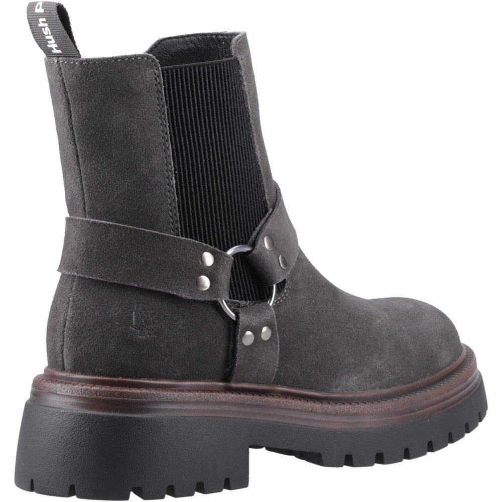 Hush Puppies Raye Buckle Boot Suede Women's Sneakers Casual Walking Shoes