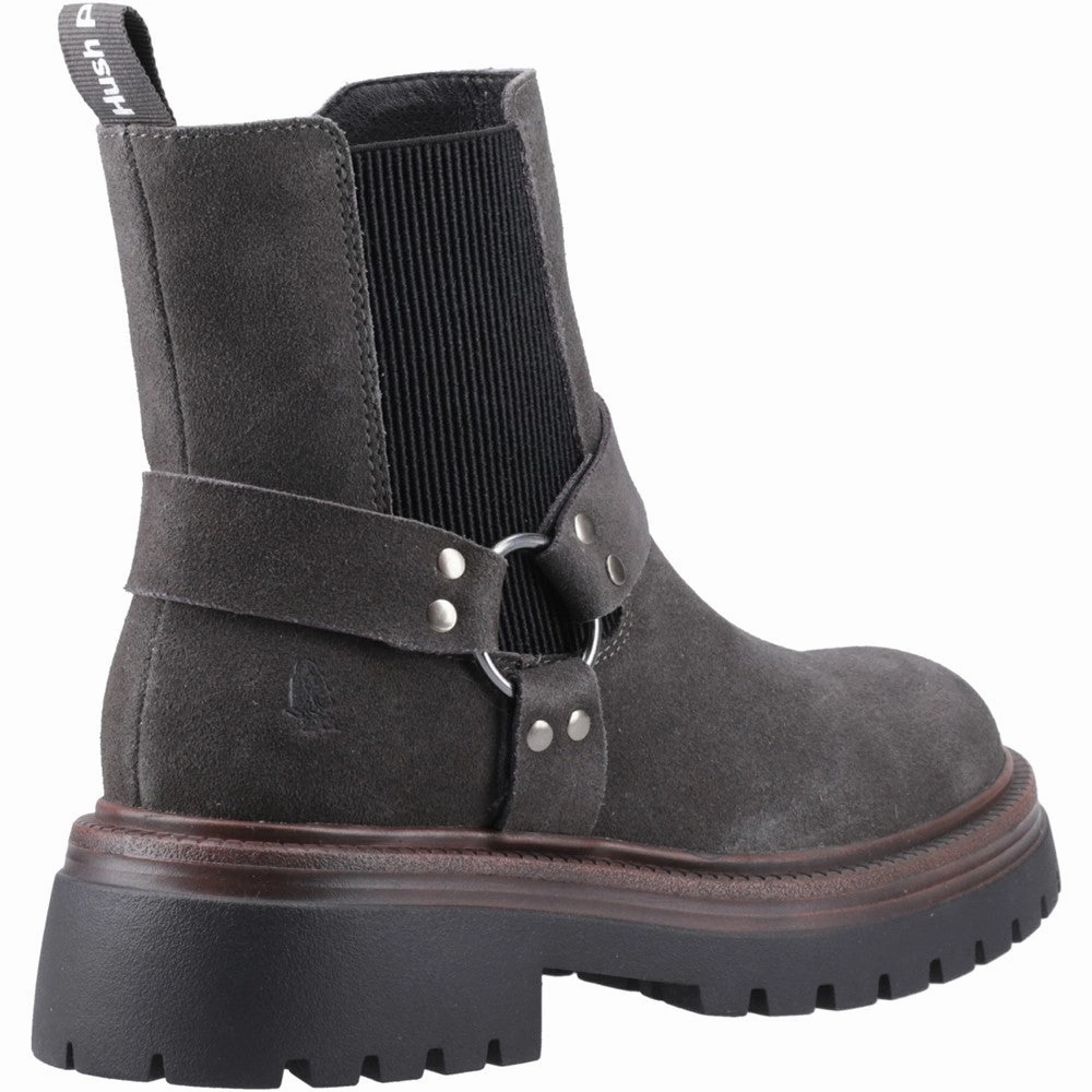 Hush Puppies Raye Buckle Boot Suede Women's Sneakers Casual Walking Shoes