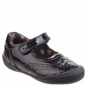 Hush Puppies Rina Patent Infant School Shoes Kids Tennis Shoes,Toddler Athletic Shoes,Youth Casual Shoes