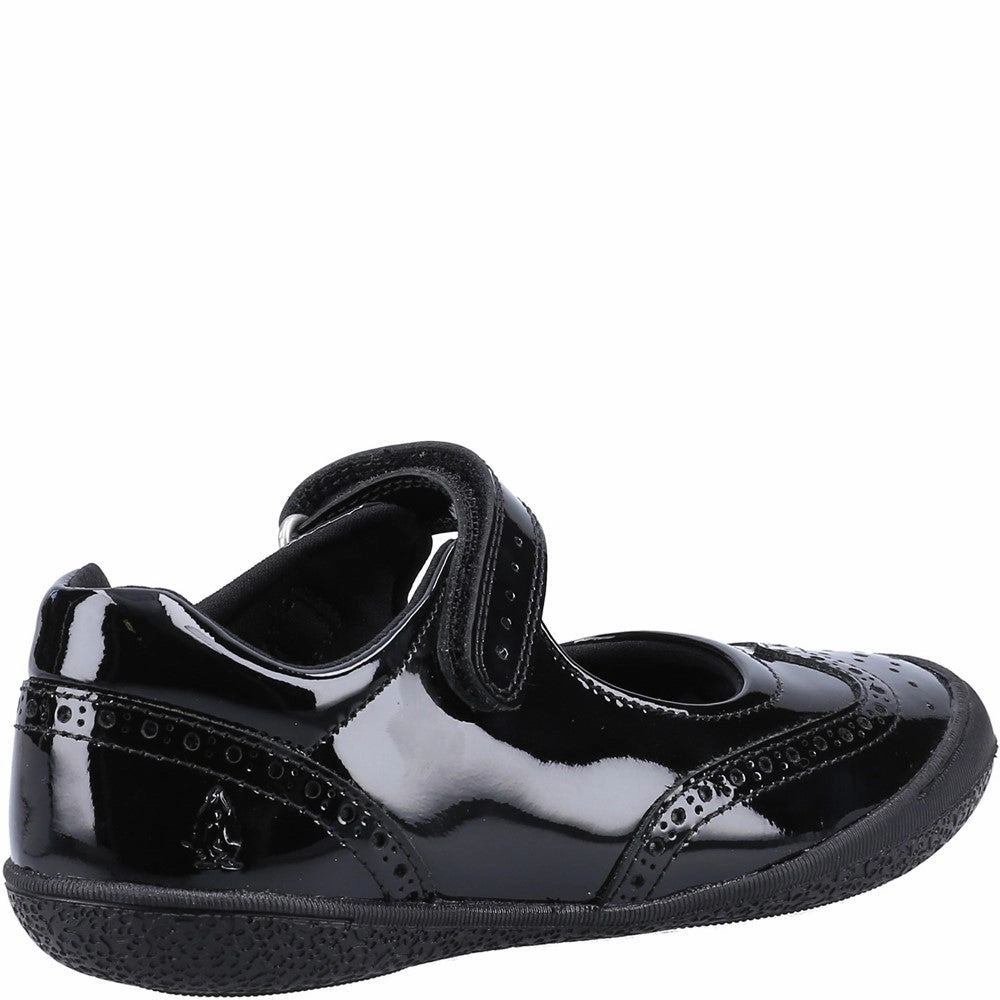 Hush Puppies Rina Patent Senior School Shoes Girls Sneakers Girls Running Shoes