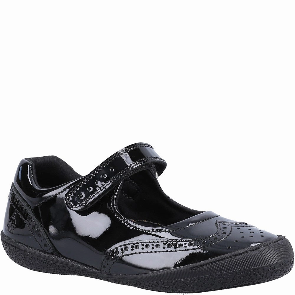 Hush Puppies Rina Patent Senior School Shoes Kids Tennis Shoes,Toddler Athletic Shoes,Youth Casual Shoes