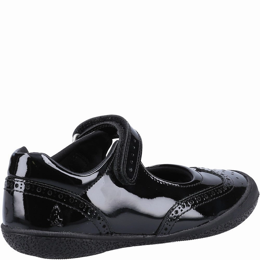Hush Puppies Rina Patent Senior School Shoes Girls Sneakers Girls Running Shoes