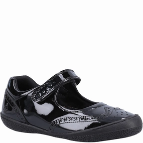 Hush Puppies Rina Patent Senior School Shoes Kids Tennis Shoes,Toddler Athletic Shoes,Youth Casual Shoes