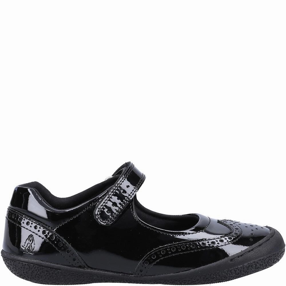 Hush Puppies Rina Patent Senior School Shoes Girls Sneakers Girls Running Shoes