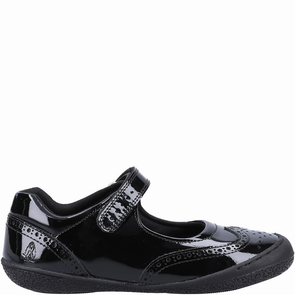 Hush Puppies Rina Patent Senior School Shoes Girls Sneakers Girls Running Shoes