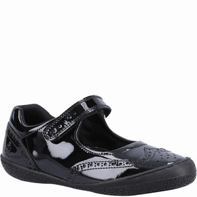 Hush Puppies Rina Patent Senior School Shoes Kids Tennis Shoes,Toddler Athletic Shoes,Youth Casual Shoes
