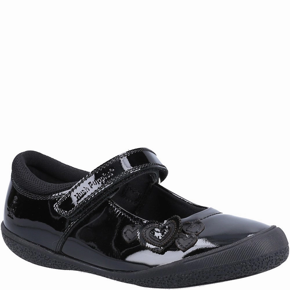 Hush Puppies Rosanna Infant Patent School Shoes Kids Tennis Shoes,Toddler Athletic Shoes,Youth Casual Shoes