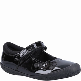 Hush Puppies Rosanna Junior Patent School Shoes Kids Tennis Shoes,Toddler Athletic Shoes,Youth Casual Shoes