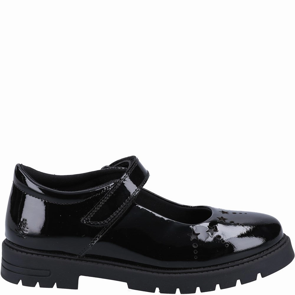 Hush Puppies Sabrina Patent Senior School Shoes Girls Sneakers Girls Running Shoes