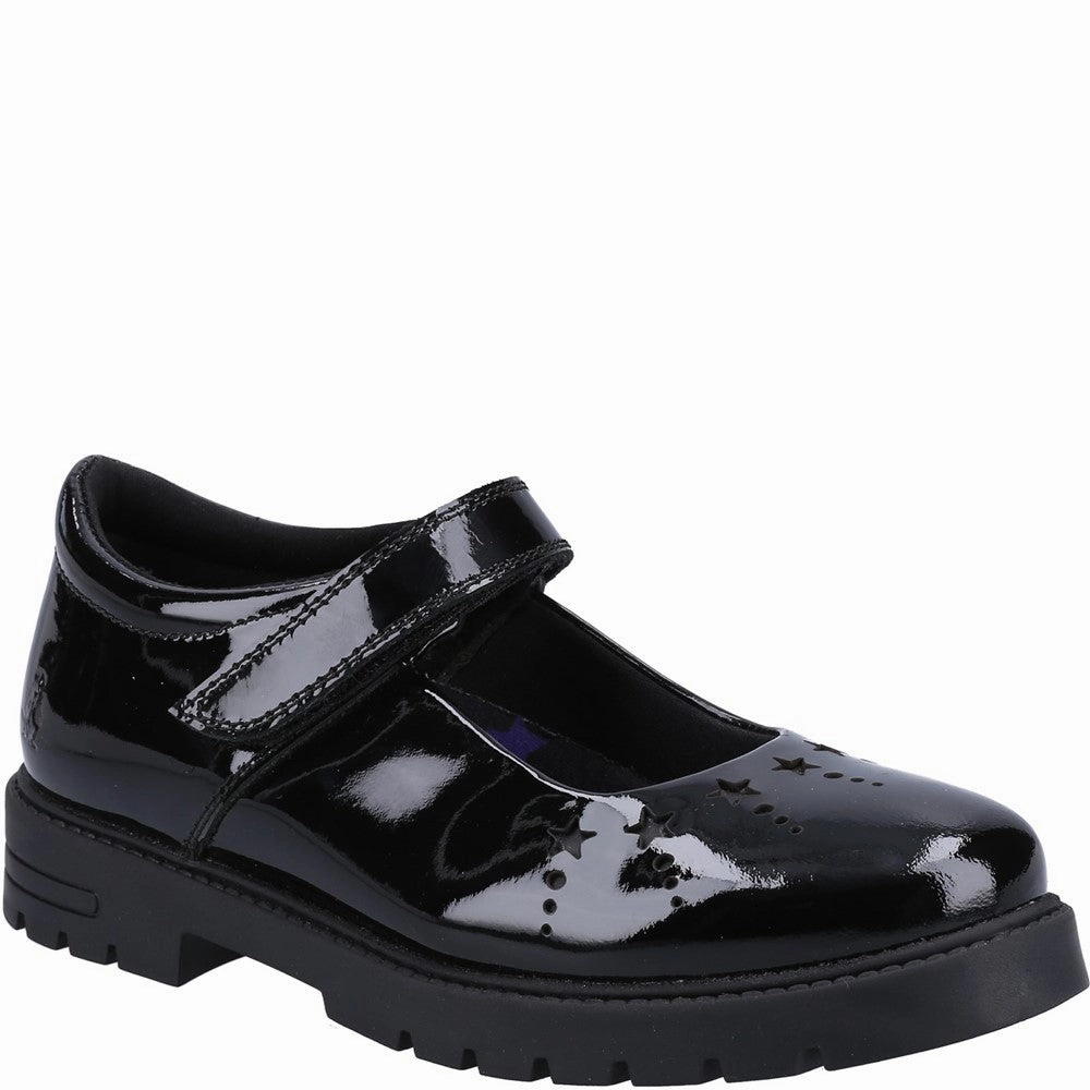 Hush Puppies Sabrina Patent Senior School Shoes Kids Tennis Shoes,Toddler Athletic Shoes,Youth Casual Shoes