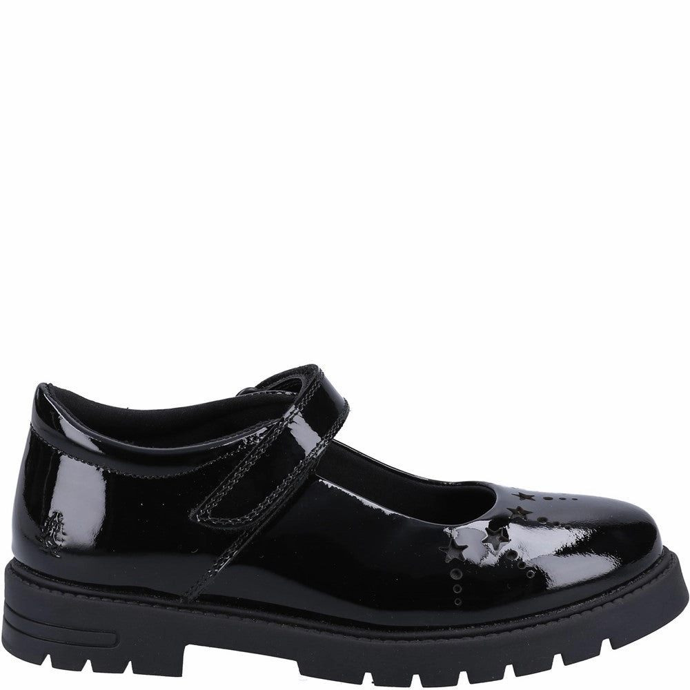 Hush Puppies Sabrina Patent Senior School Shoes Girls Sneakers Girls Running Shoes