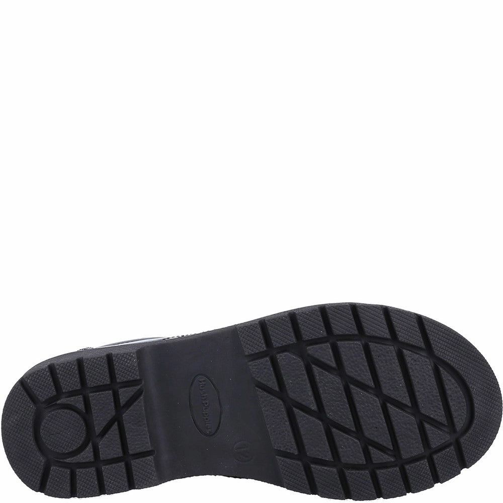 Hush Puppies Sally Patent Senior School Shoes Girls Sneakers Girls Running Shoes