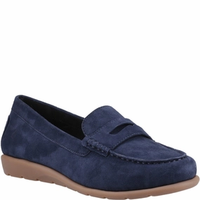Hush Puppies Shelby Suede Loafer Lightweight Running Shoes,Slip On Athletic Shoes,Breathable Workout Shoes
