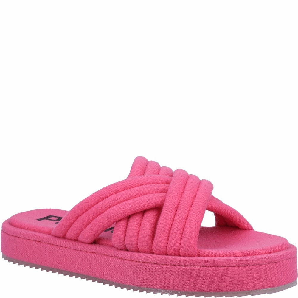 Hush Puppies Sienna Slide Lightweight Running Shoes,Slip On Athletic Shoes,Breathable Workout Shoes