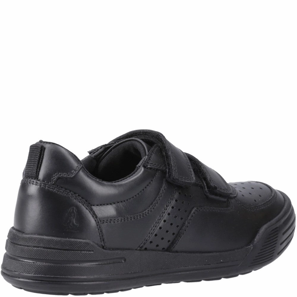 Hush Puppies Sully Touch Fastening Junior School Shoes Boys SneakersBoys Running Shoes