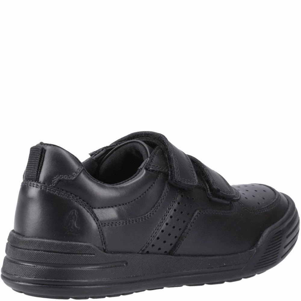 Hush Puppies Sully Touch Fastening Junior School Shoes Boys SneakersBoys Running Shoes