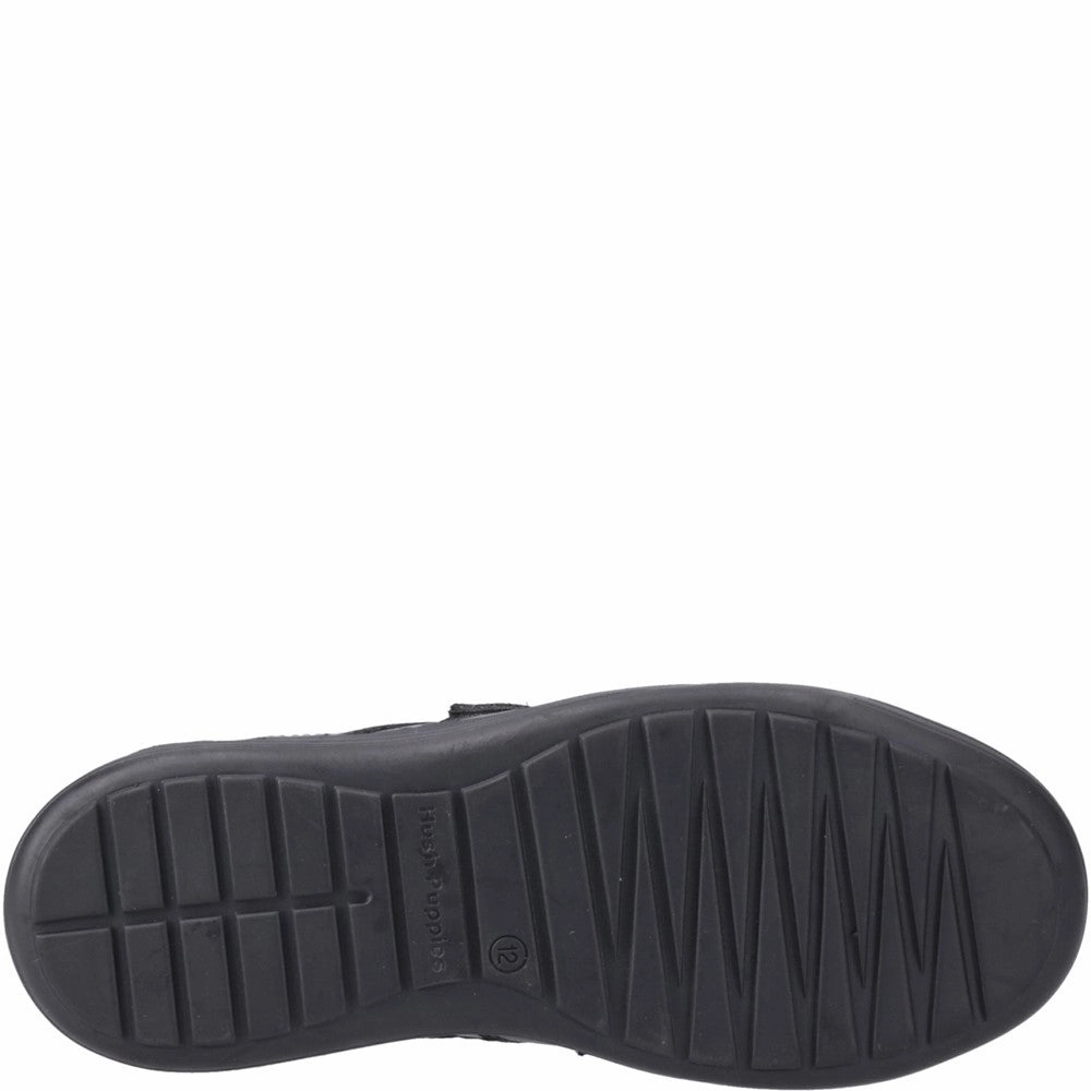Hush Puppies Sully Touch Fastening Senior School Shoes Boys SneakersBoys Running Shoes