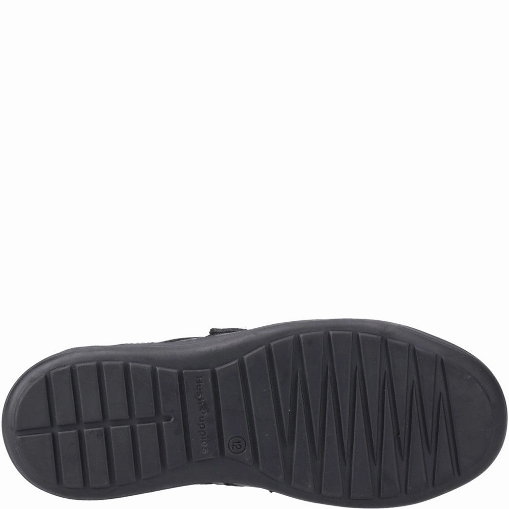 Hush Puppies Sully Touch Fastening Senior School Shoes Boys SneakersBoys Running Shoes