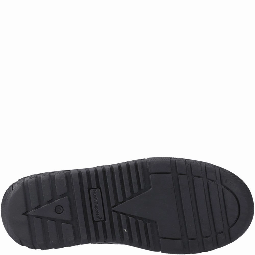 Hush Puppies Sutton Bungee Junior School Shoes Boys SneakersBoys Running Shoes