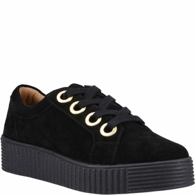 Hush Puppies Tamsin Suede Trainer Lightweight Running Shoes,Slip On Athletic Shoes,Breathable Workout Shoes
