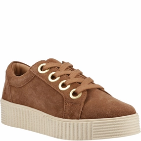 Hush Puppies Tamsin Suede Trainer Lightweight Running Shoes,Slip On Athletic Shoes,Breathable Workout Shoes