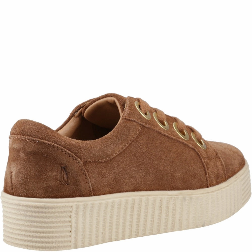 Hush Puppies Tamsin Suede Trainer Women's Sneakers Casual Walking Shoes