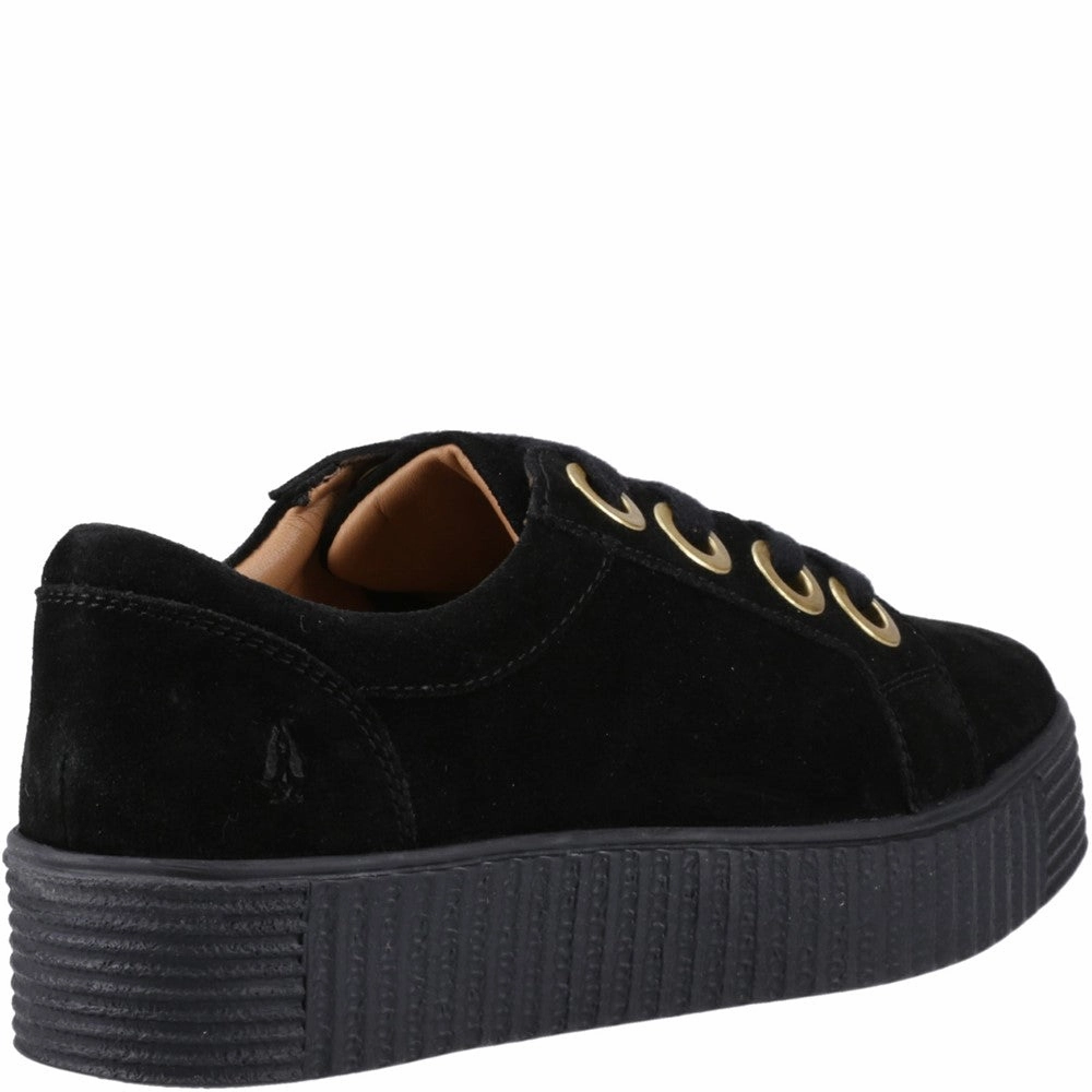 Hush Puppies Tamsin Suede Trainer Women's Sneakers Casual Walking Shoes
