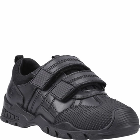Hush Puppies Tristen Touch Fastening Junior School Shoes Kids Athletic Shoes,Toddler Sports Shoes,Youth Casual Shoes