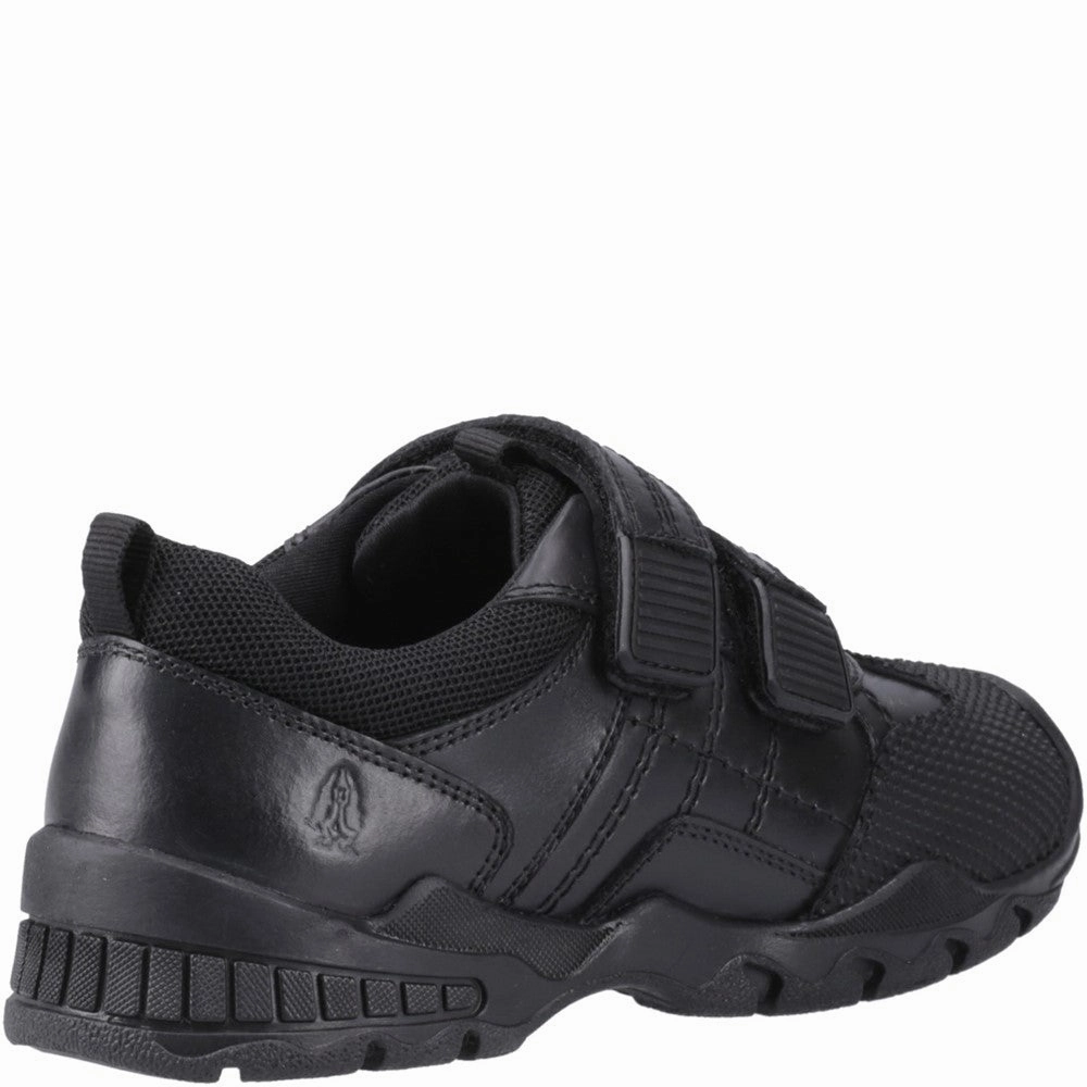 Hush Puppies Tristen Touch Fastening Junior School Shoes Boys SneakersBoys Running Shoes