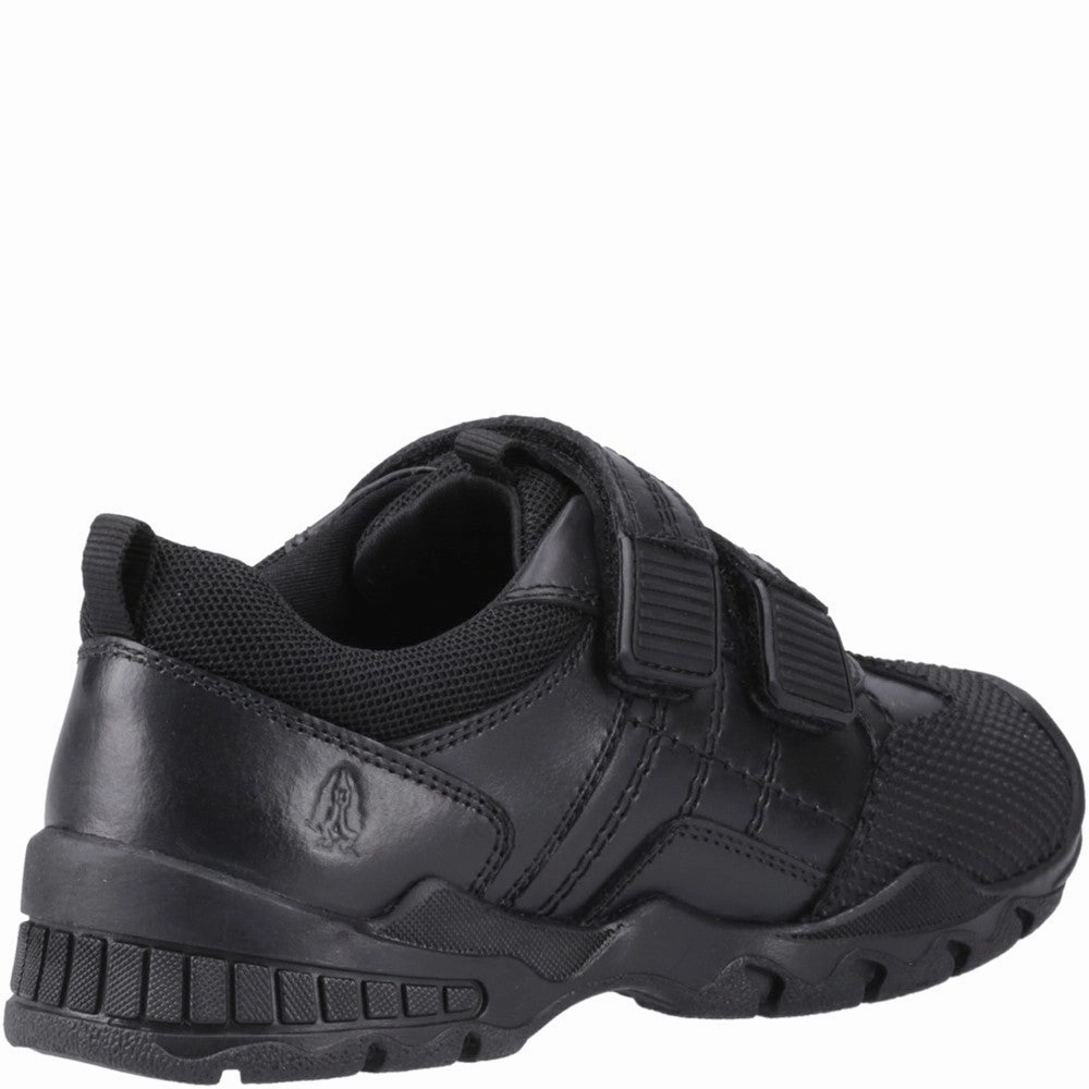 Hush Puppies Tristen Touch Fastening Junior School Shoes Boys SneakersBoys Running Shoes