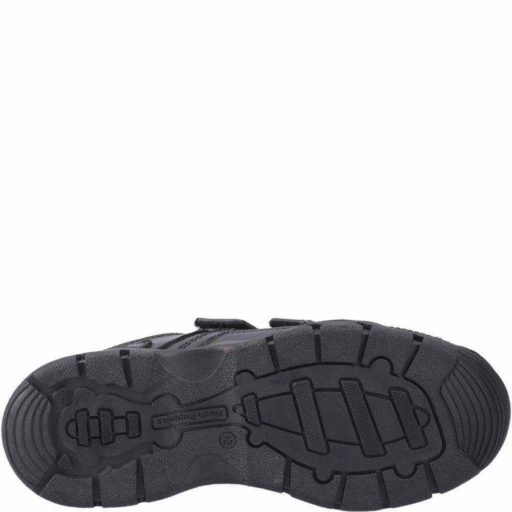 Hush Puppies Tristen Touch Fastening Junior School Shoes Boys SneakersBoys Running Shoes