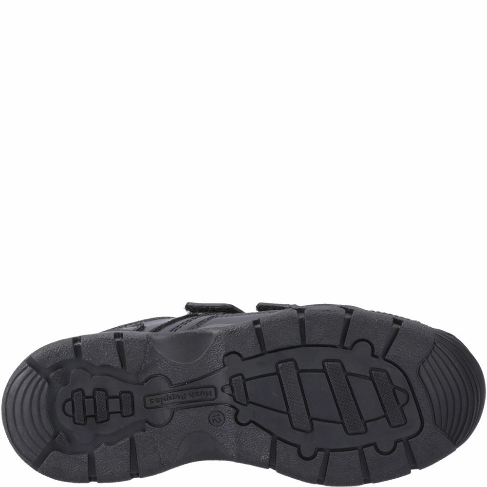 Hush Puppies Tristen Touch Fastening Senior School Shoes Boys SneakersBoys Running Shoes
