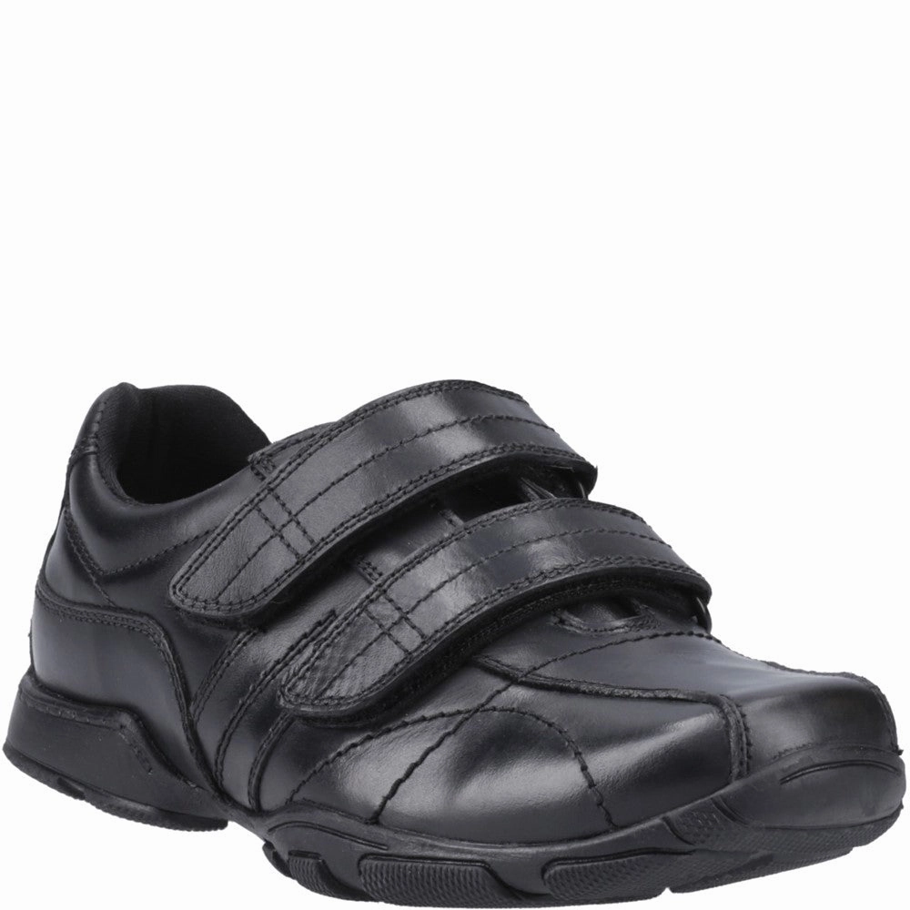 Hush Puppies Vance Touch Fastening Junior School Shoes Kids Athletic Shoes,Toddler Sports Shoes,Youth Casual Shoes