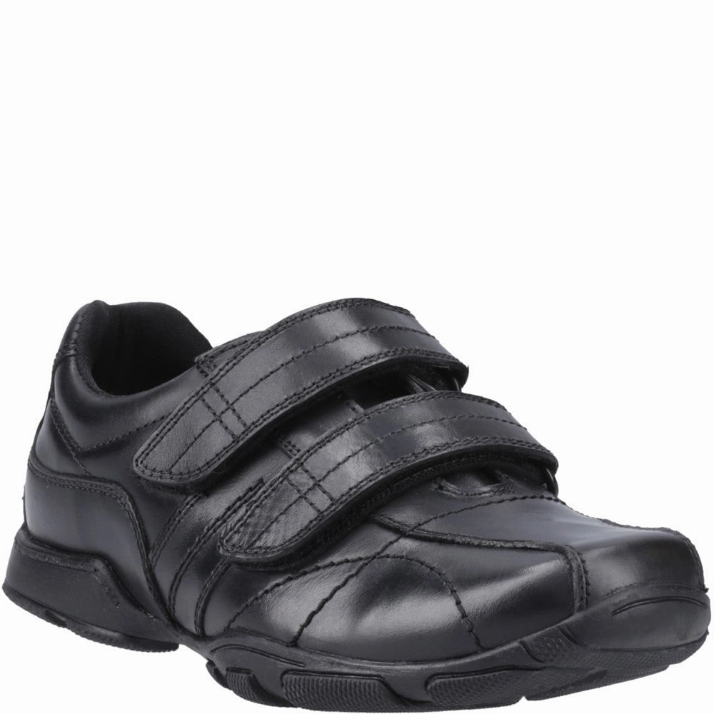 Hush Puppies Vance Touch Fastening Junior School Shoes Kids Athletic Shoes,Toddler Sports Shoes,Youth Casual Shoes