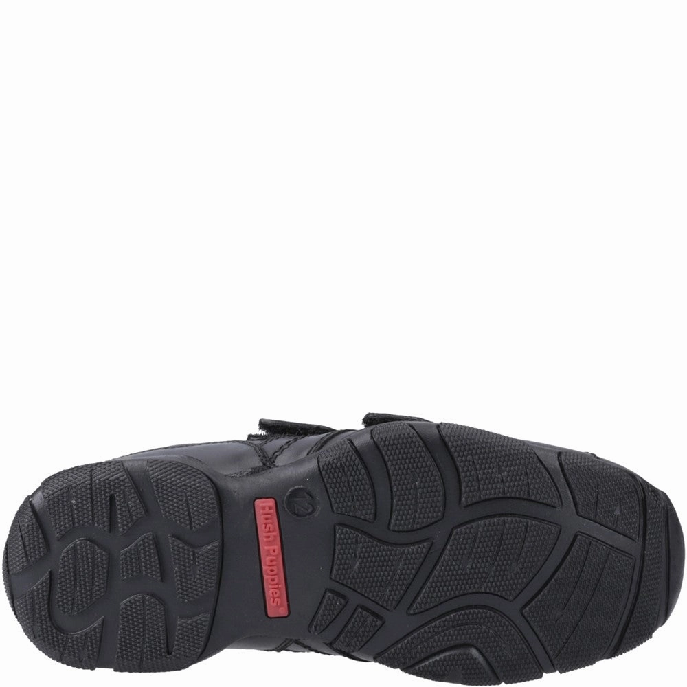 Hush Puppies Vance Touch Fastening Junior School Shoes Boys SneakersBoys Running Shoes