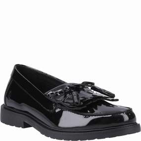 Hush Puppies Verity Kiltie Loafer Patent Lightweight Running Shoes,Slip On Athletic Shoes,Breathable Workout Shoes