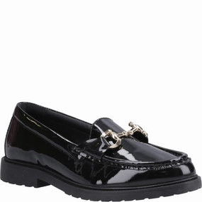 Hush Puppies Verity Patent Snaffle Loafer Lightweight Running Shoes,Slip On Athletic Shoes,Breathable Workout Shoes