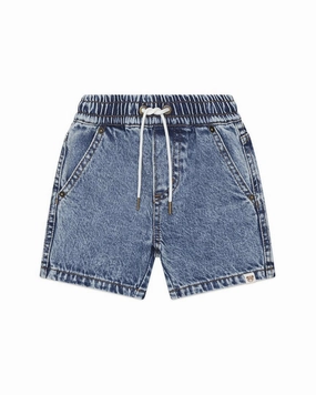 huxbaby Dreamy Denim Short boys athletic shorts, cargo shorts boys