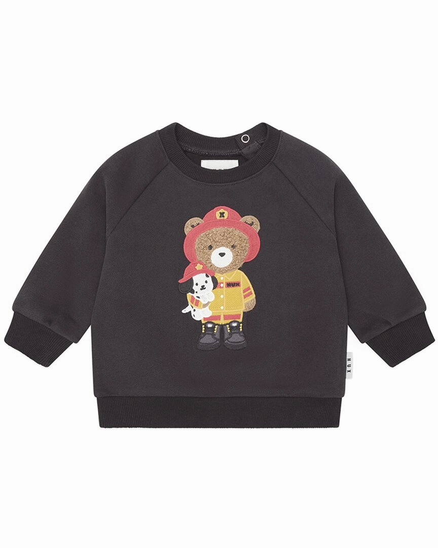 huxbaby Fireman Hux Sweatshirt graphic tees for boys, polo shirts boys