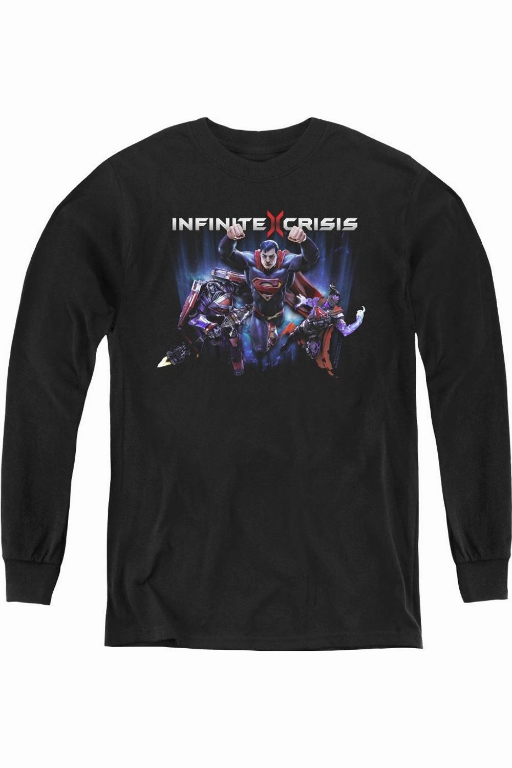 Infinite Crisis Ic Super Youth Long Sleeve Tee / T-Shirt graphic tees for boys, polo shirts boys