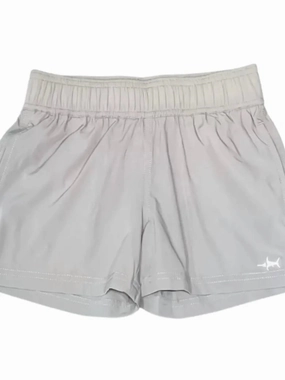 Inlet Performance Short In Grey boys athletic shorts, cargo shorts boys