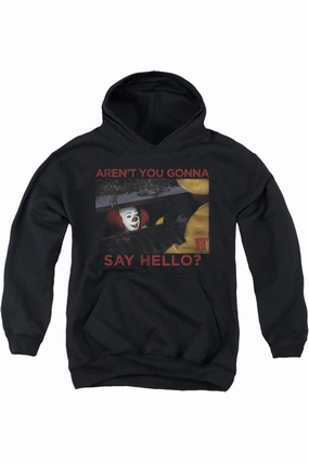 It 1990 Hello Youth Pull Over Hoodie / Hooded Sweatshirt graphic tees for boys, polo shirts boys