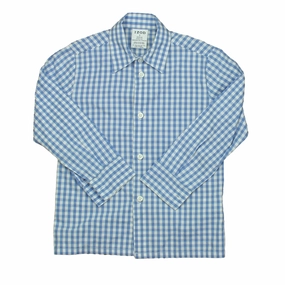Izod Boys Blue | White Button Down Long Sleeve graphic tees for boys, polo shirts boys