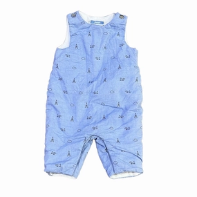 Jacadi Boys Blue Romper 2-piece outfit boys, toddler matching sets