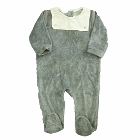 Jacadi Boys Gray | White Long Sleeve Outfit 2-piece outfit boys, toddler matching sets