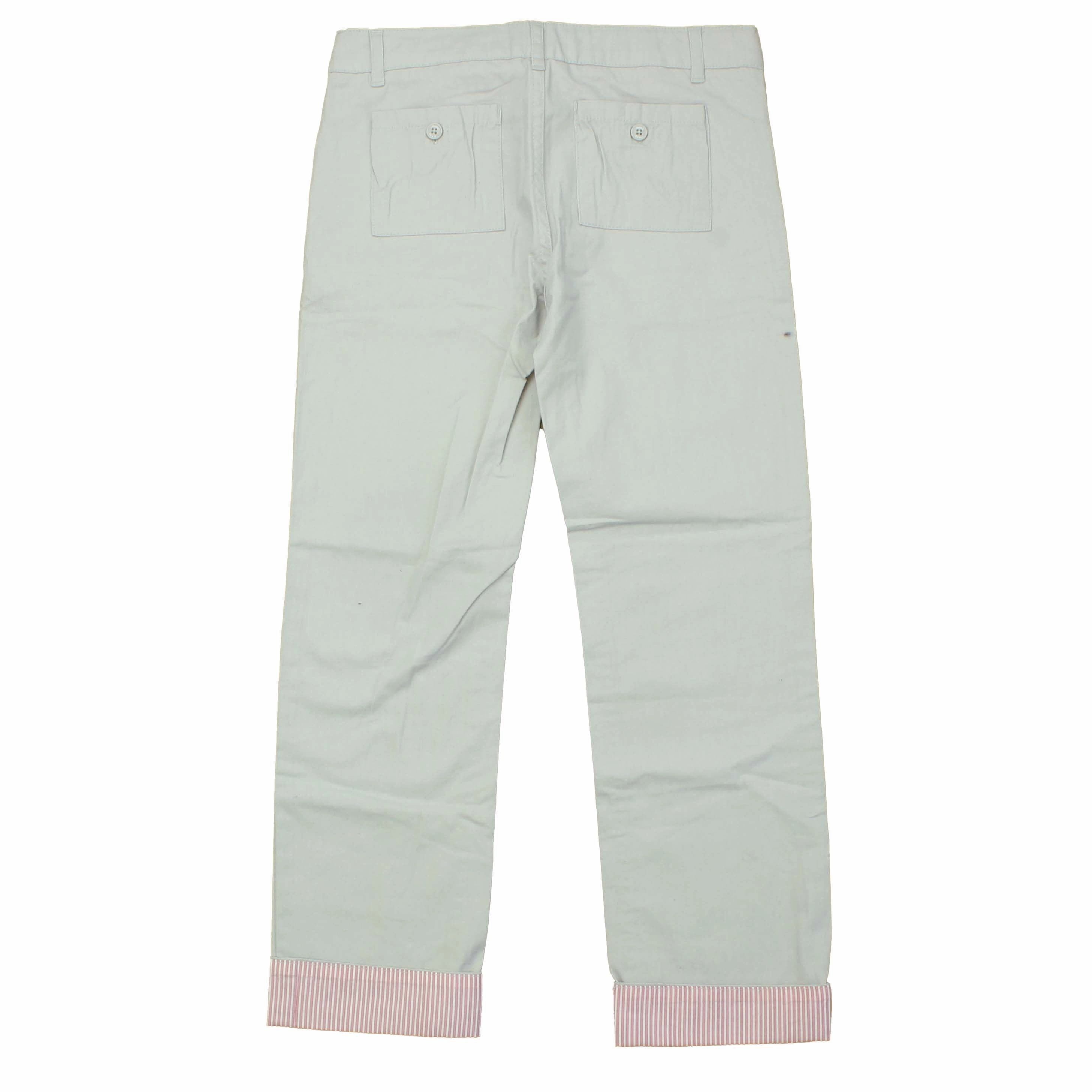 Jacadi Boys Grey Pants Boys Elastic Waist Trousers