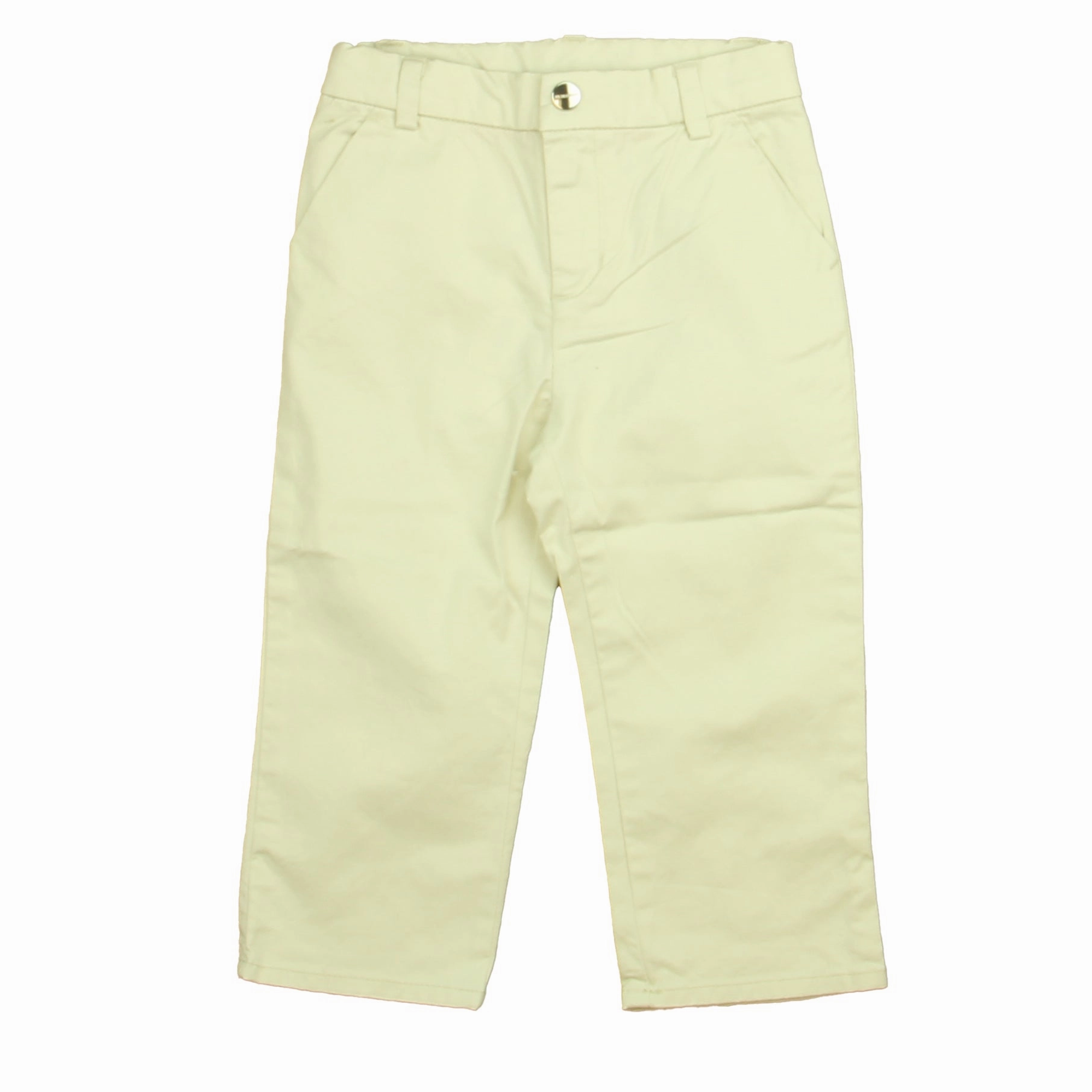 Jacadi Boys Khaki Pants Boys Elastic Waist Trousers