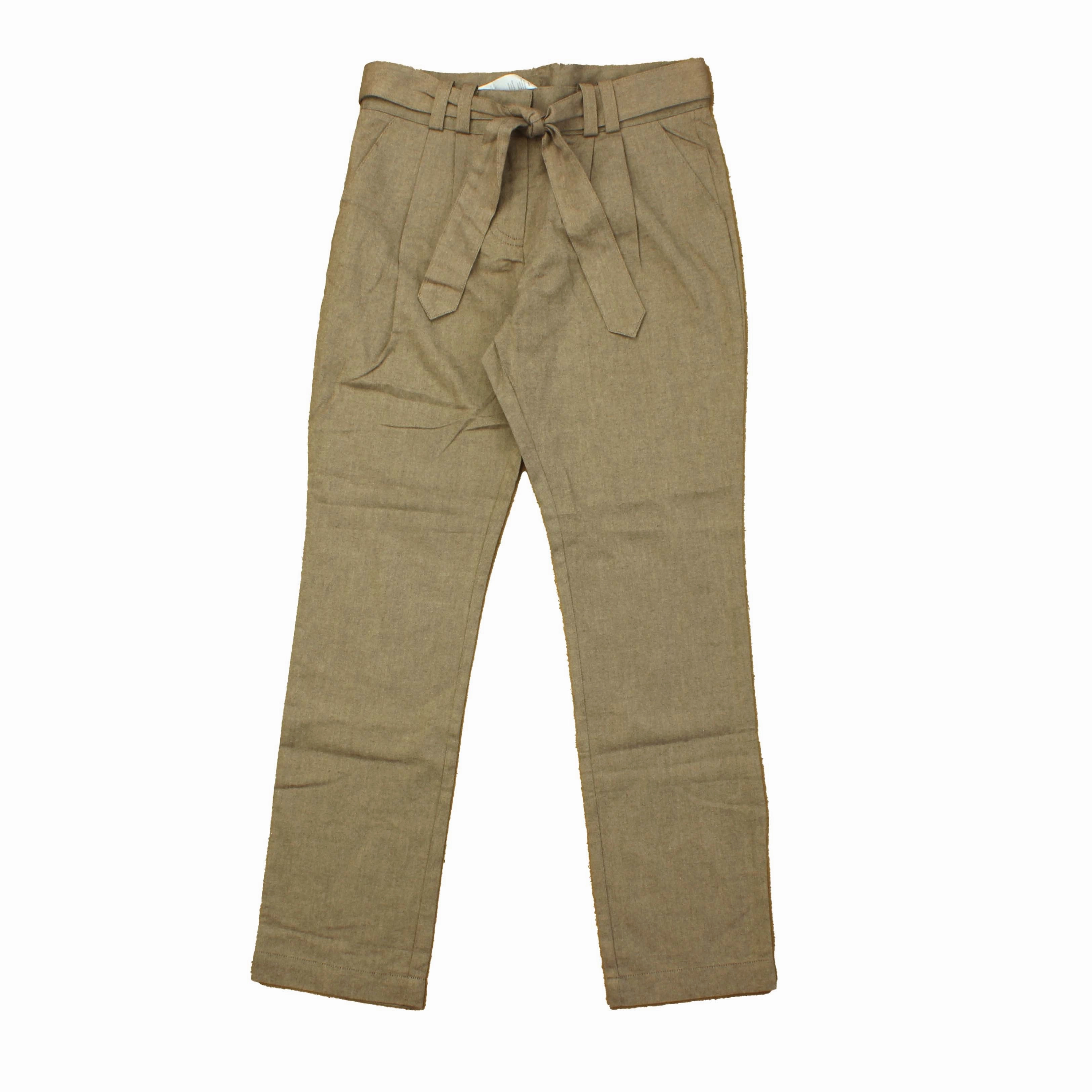 Jacadi Girls Brown Pants boys jogger pants, school uniform pants boys